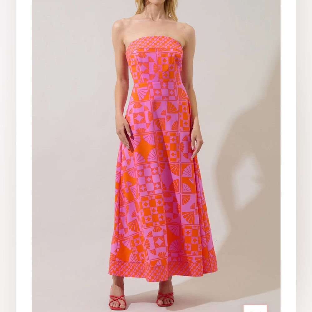 Haines Town Zarie Strapless Maxi Dress Sugarlips